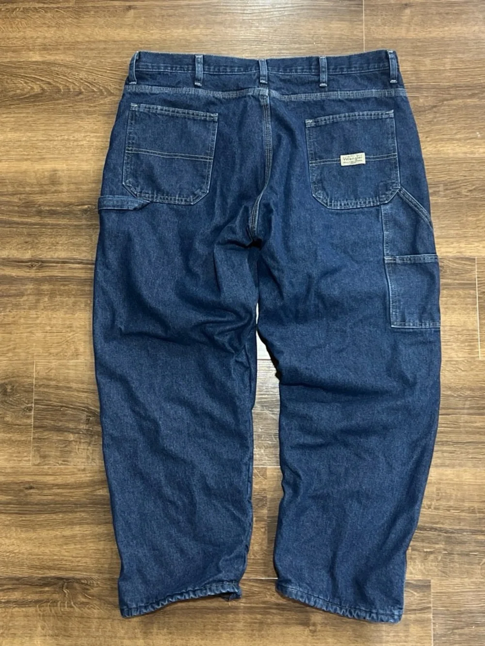 Wrangler Fleece-Lined Denim Carpenter Jeans 38x30